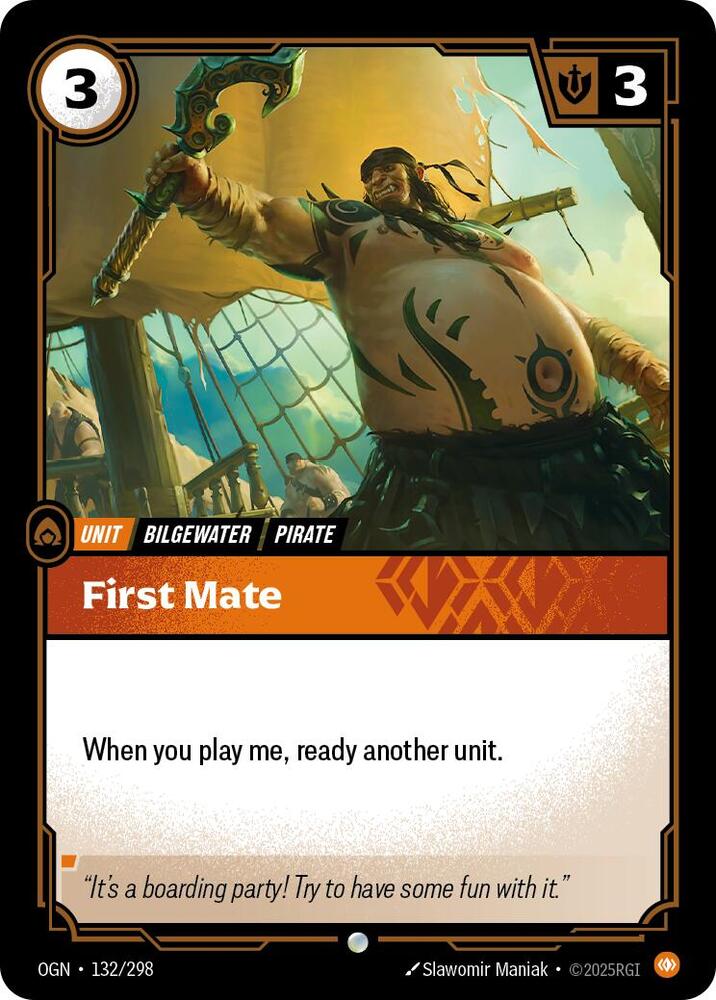 First Mate 132/298 card from Origins