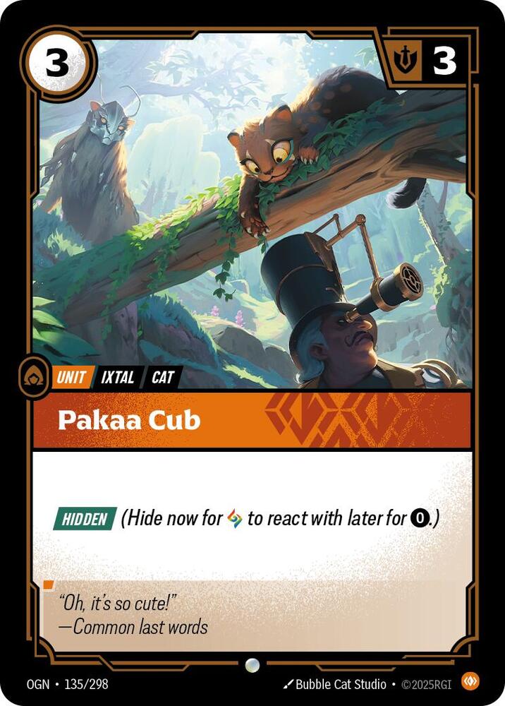 Pakaa Cub 135/298 card from Origins