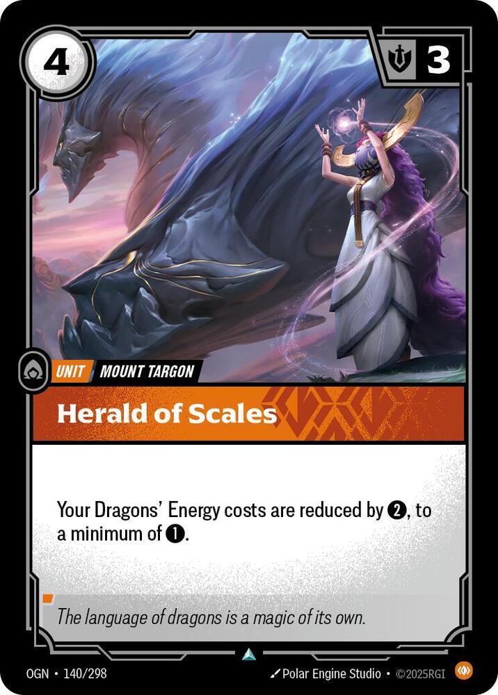Herald of Scales 140/298 card from Origins