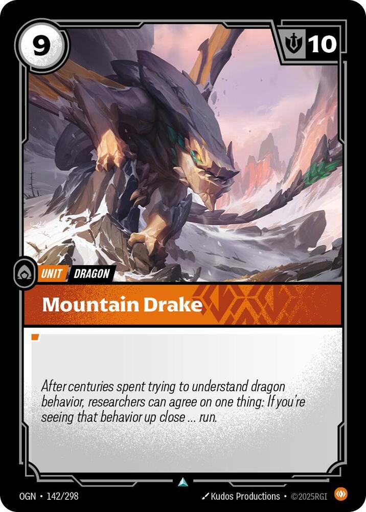 Mountain Drake 142/298 card from Origins