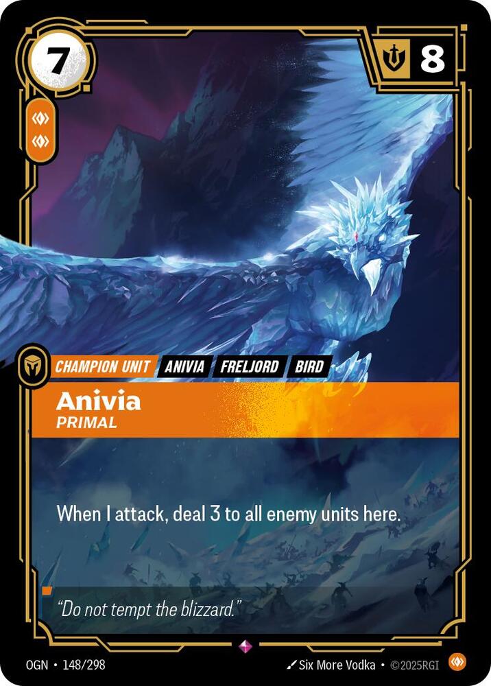 Anivia - Primal 148/298 card from Origins