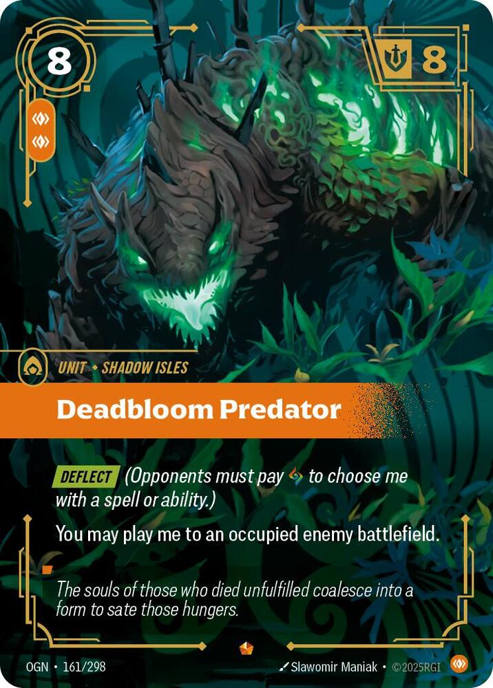 Deadbloom Predator 161/298 card from Origins