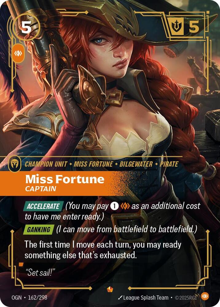 Miss Fortune - Captain 162/298 card from Origins