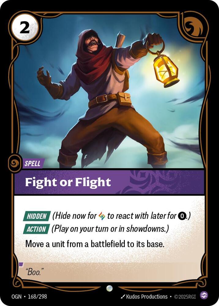 Fight or Flight 168/298 card from Origins