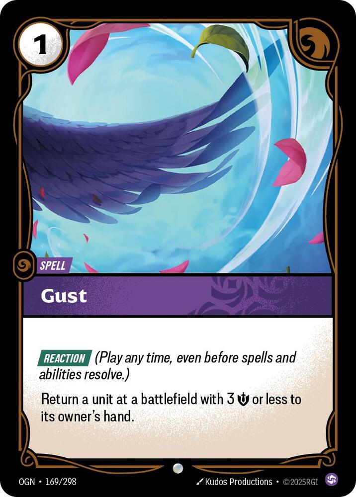 Gust 169/298 card from Origins