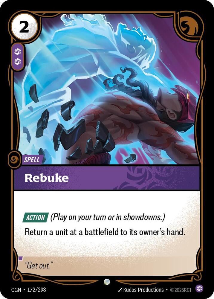 Rebuke 172/298 card from Origins