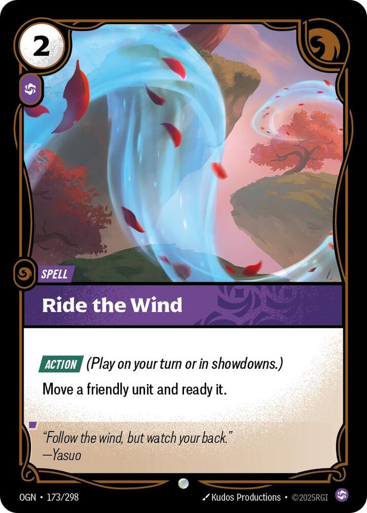 Ride The Wind 173/298 card from Origins
