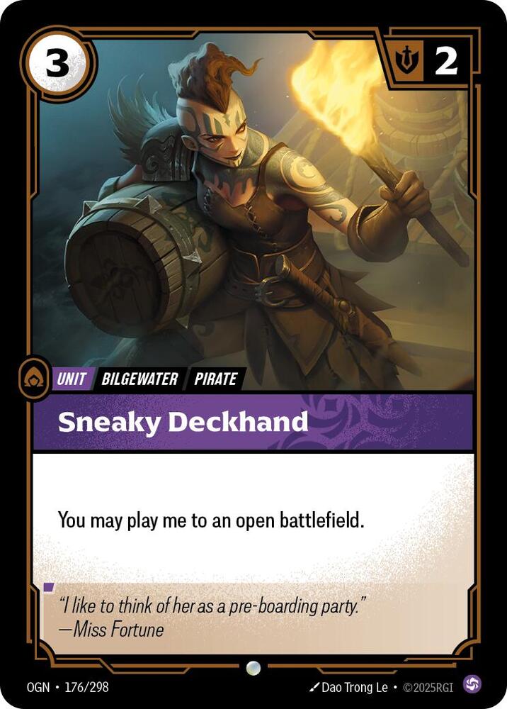Sneaky Deckhand 176/298 card from Origins
