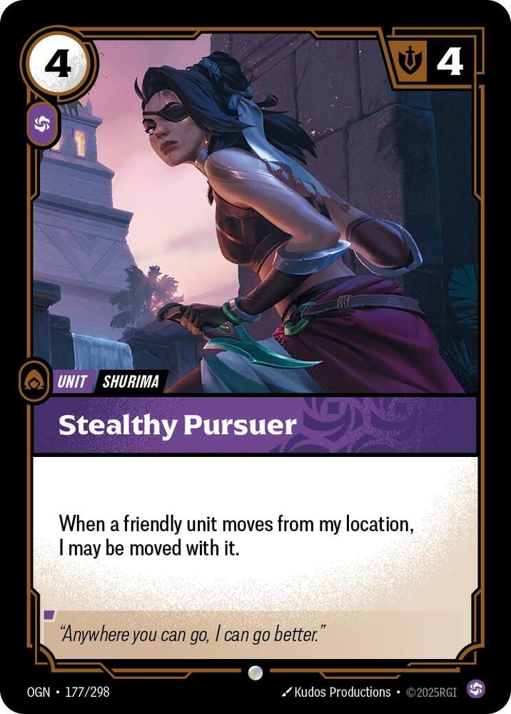 Stealthy Pursuer 177/298 card from Origins
