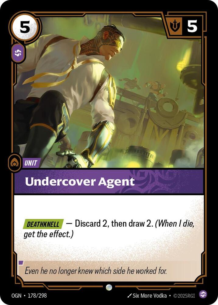 Undercover Agent 178/298 card from Origins