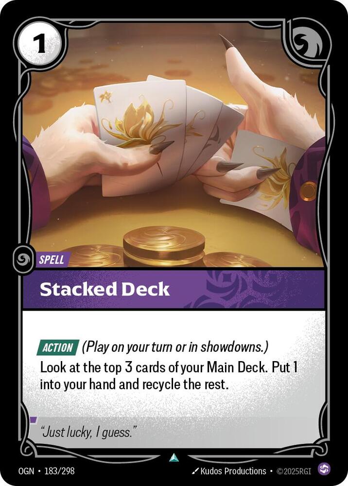 Stacked Deck 183/298 card from Origins