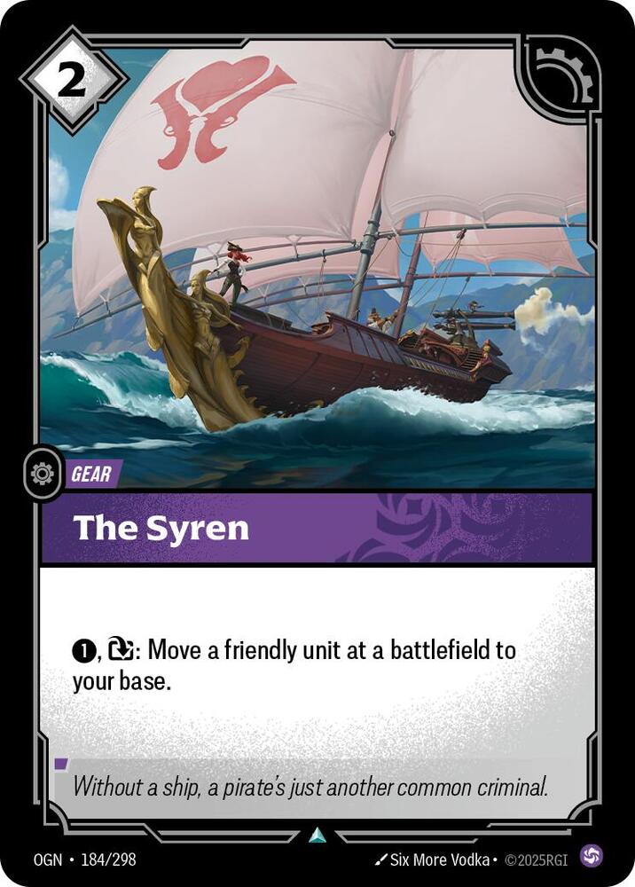 The Syren 184/298 card from Origins