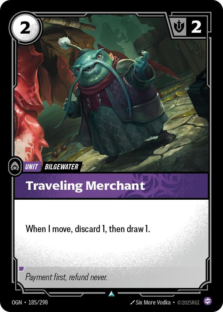 Traveling Merchant 185/298 card from Origins