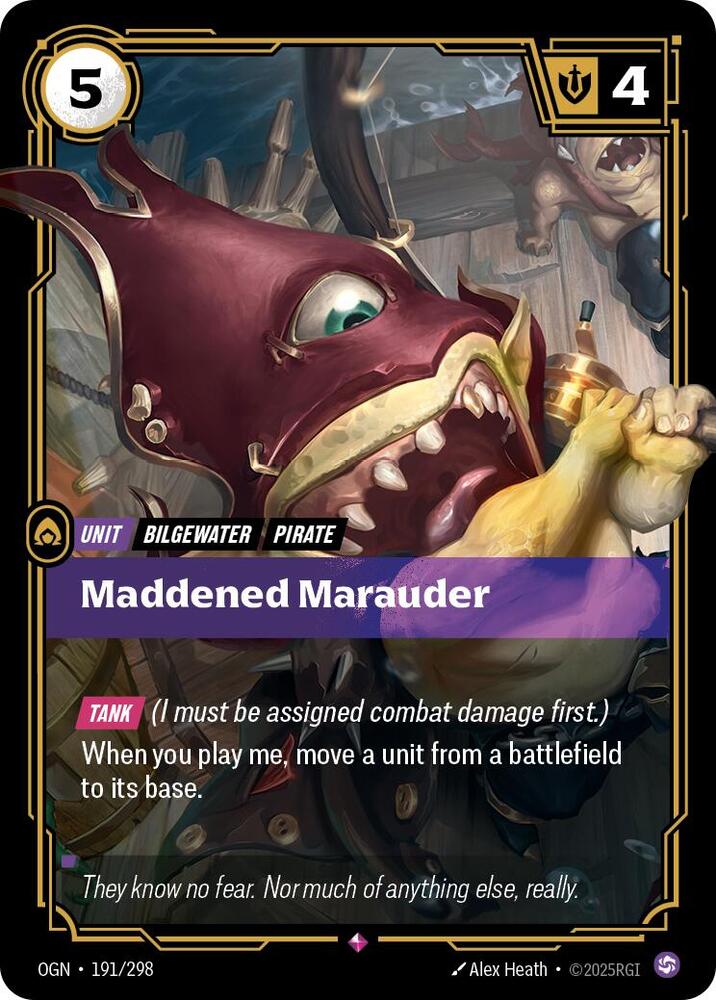 Maddened Marauder 191/298 card from Origins