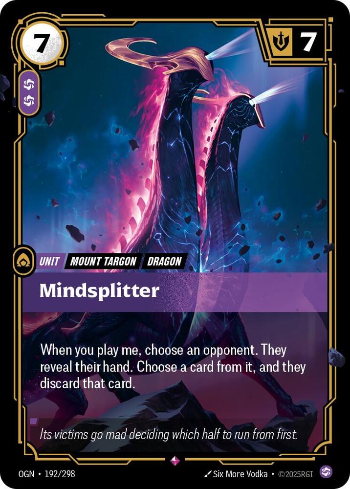 Mindsplitter 192/298 card from Origins