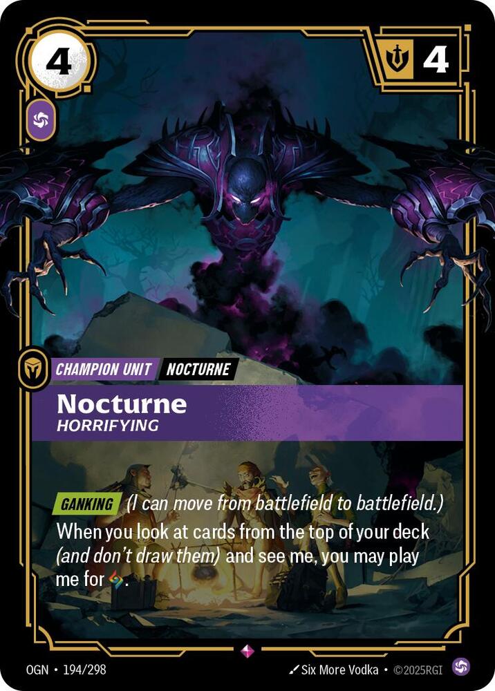 Nocturne - Horrifying 194/298 card from Origins