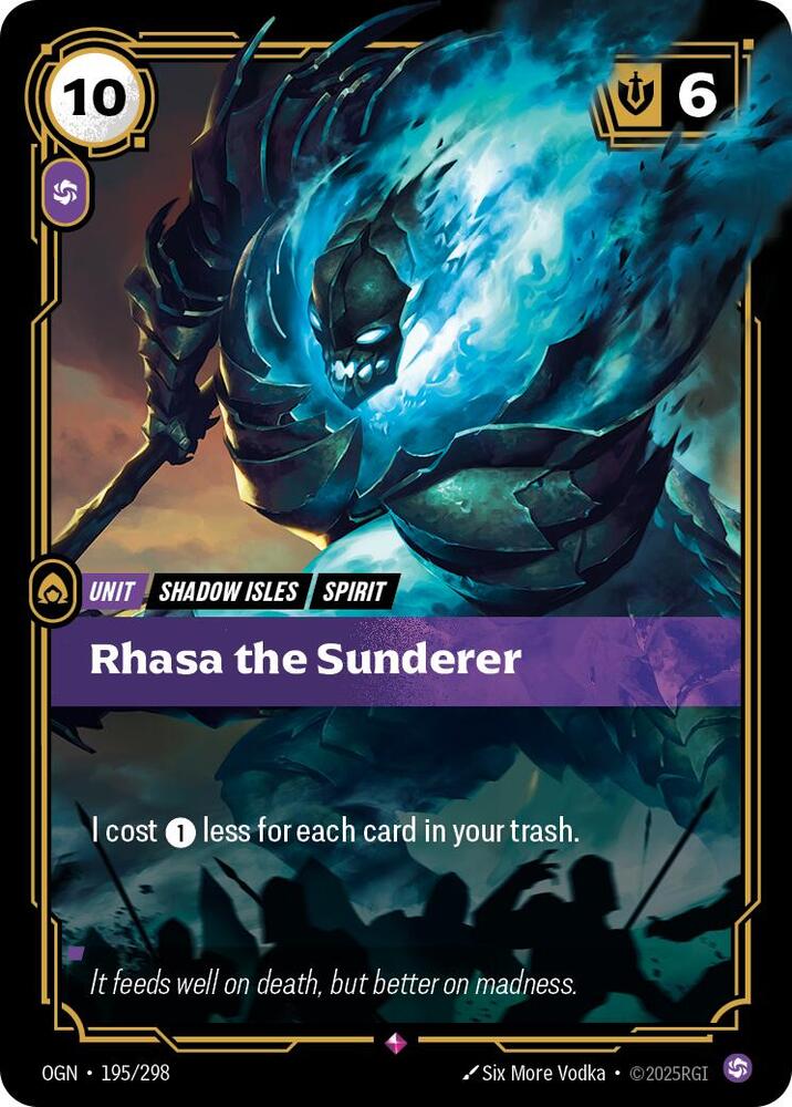 Rhasa the Sunderer 195/298 card from Origins