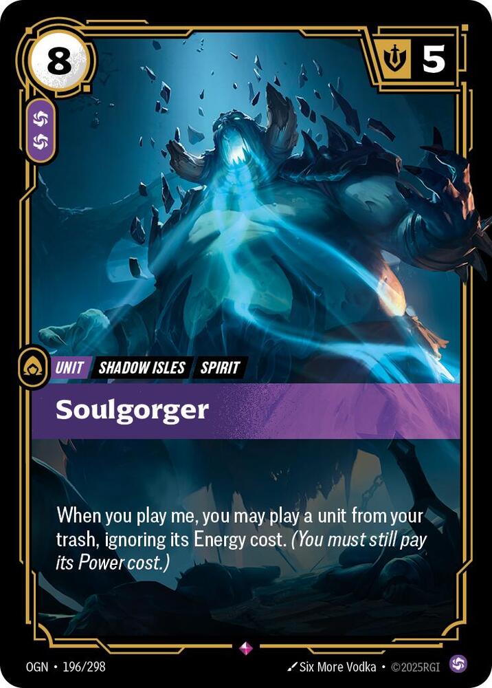 Soulgorger 196/298 card from Origins