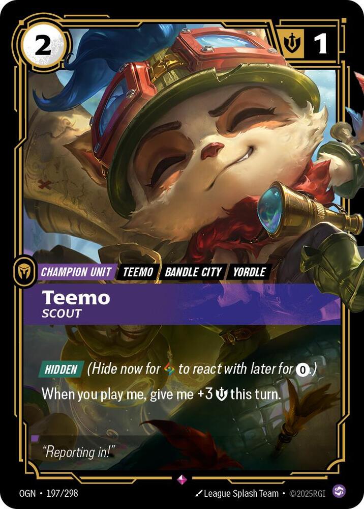 Teemo - Scout 197/298 card from Origins