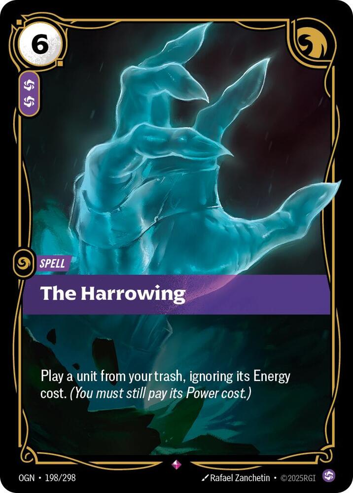 The Harrowing 198/298 card from Origins