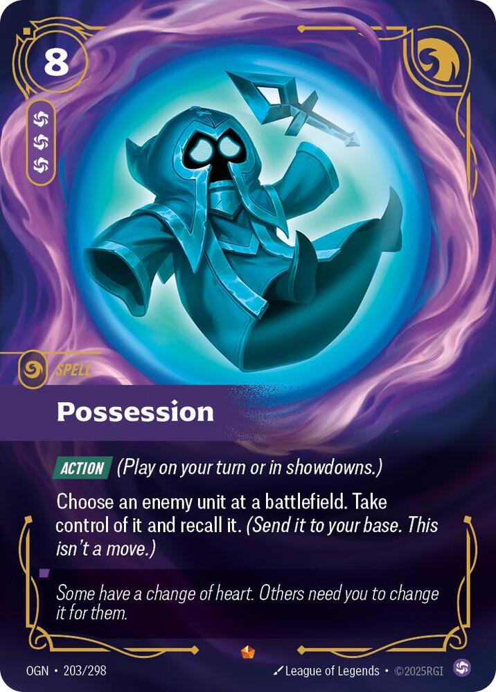 Possession 203/298 card from Origins