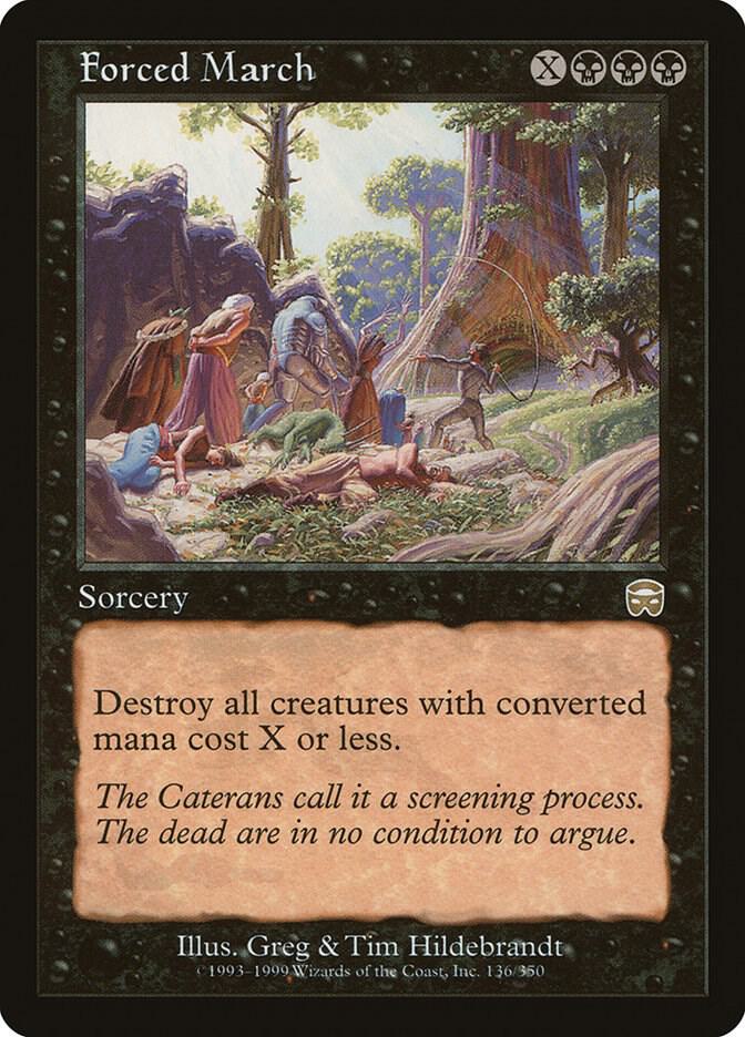 Forced March 136 card from Mercadian Masques