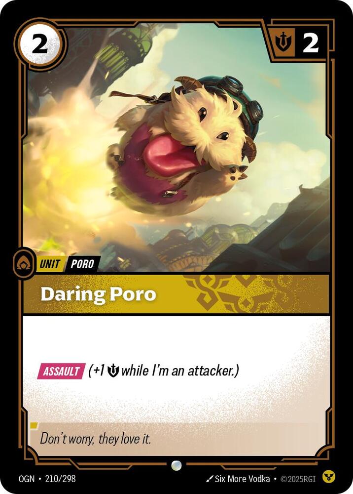 Daring Poro 210/298 card from Origins