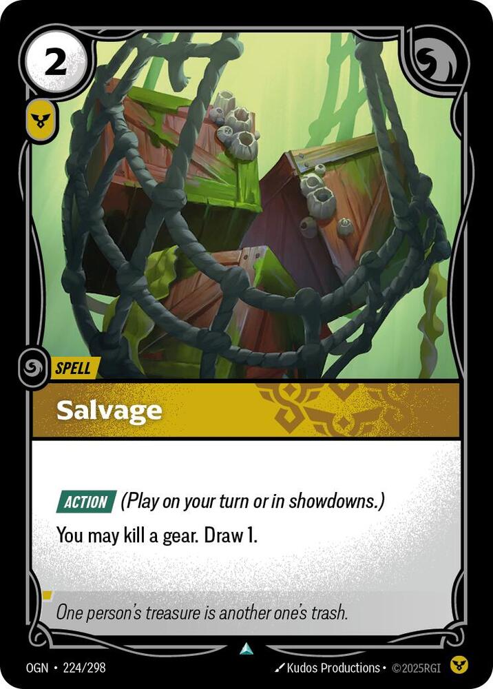 Salvage 224/298 card from Origins