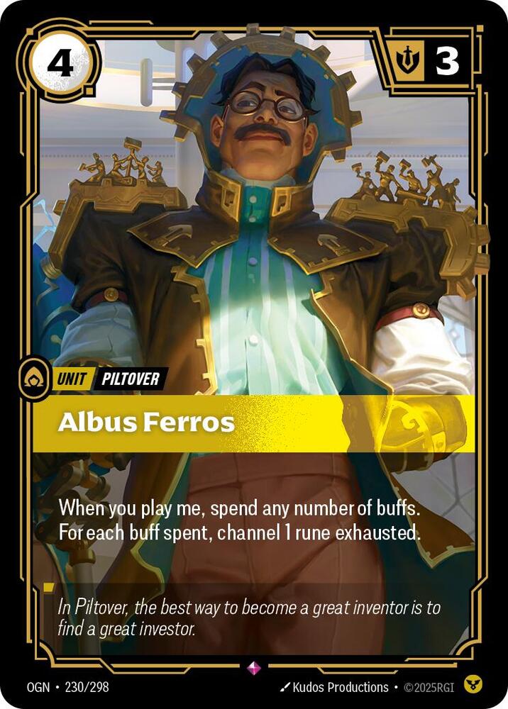 Albus Ferros 230/298 card from Origins
