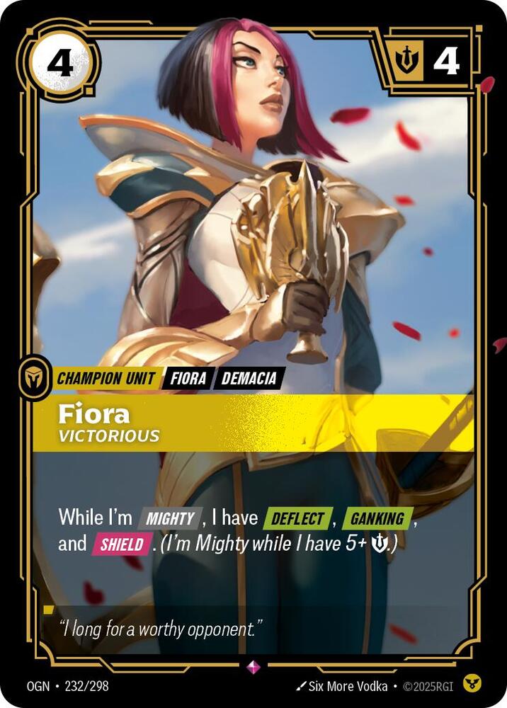 Fiora - Victorious 232/298 card from Origins