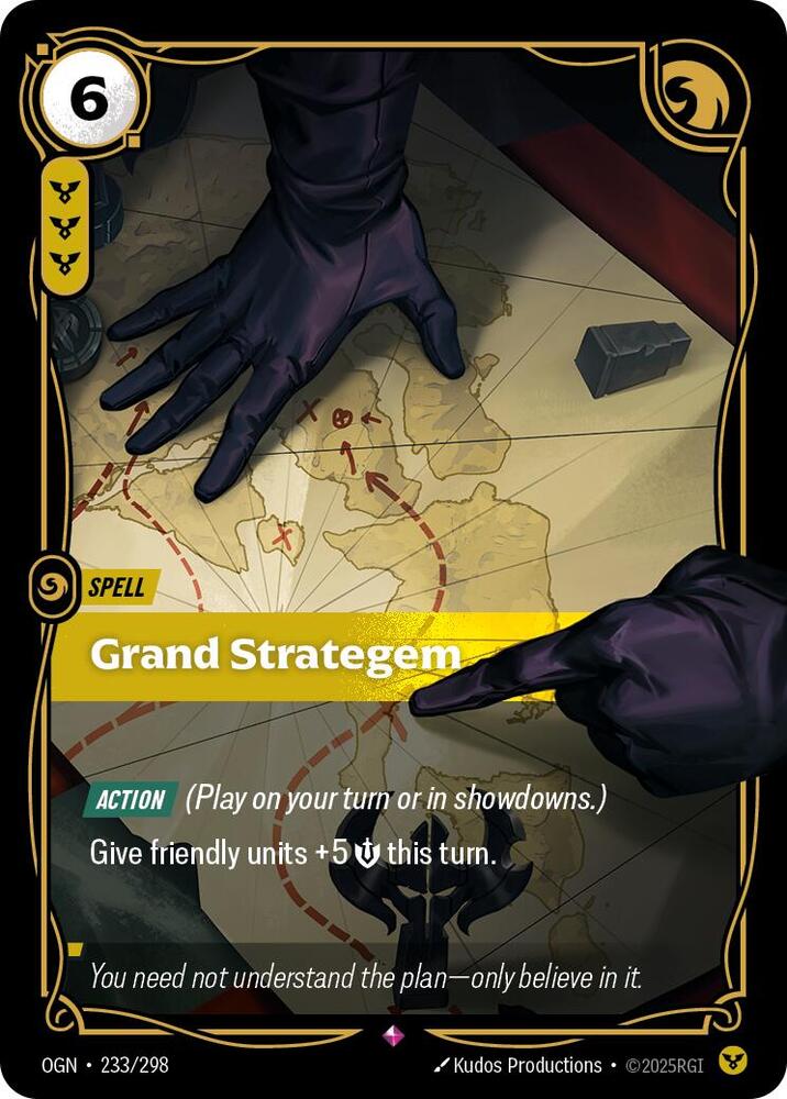 Grand Strategem 233/298 card from Origins