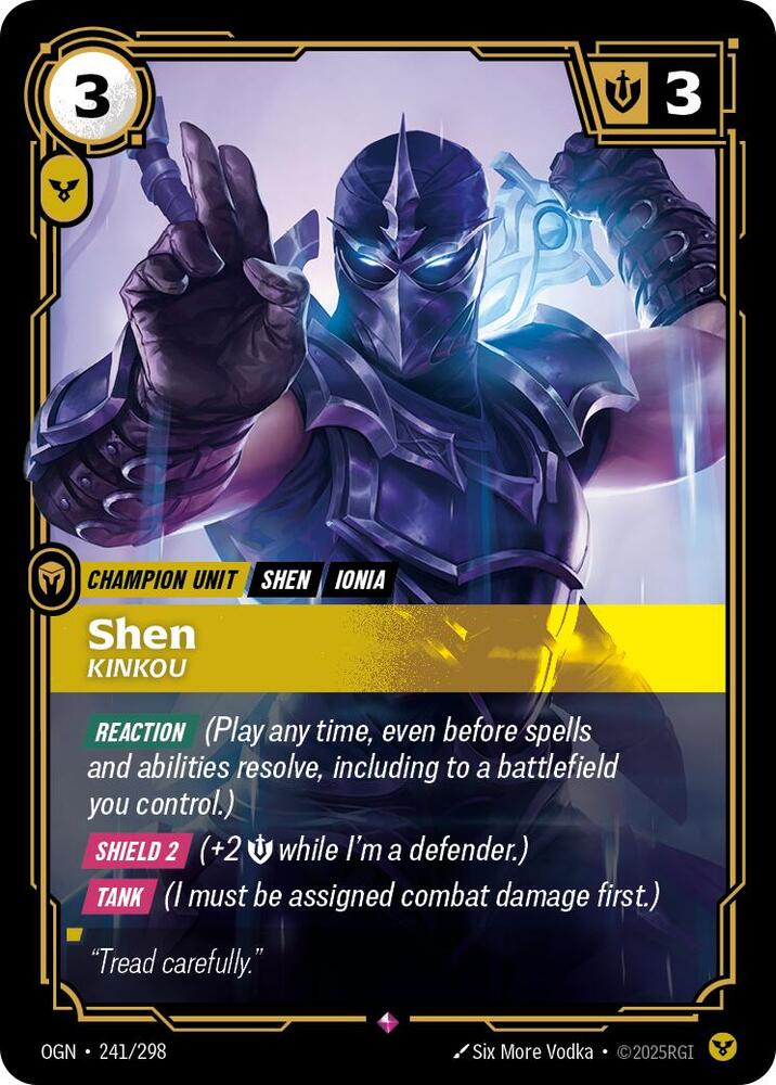 Shen - Kinkou 241/298 card from Origins