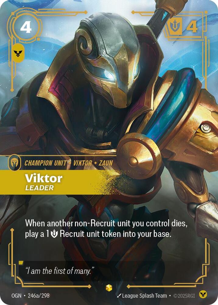 Viktor - Leader (Alternate Art) 246a/298 card from Origins