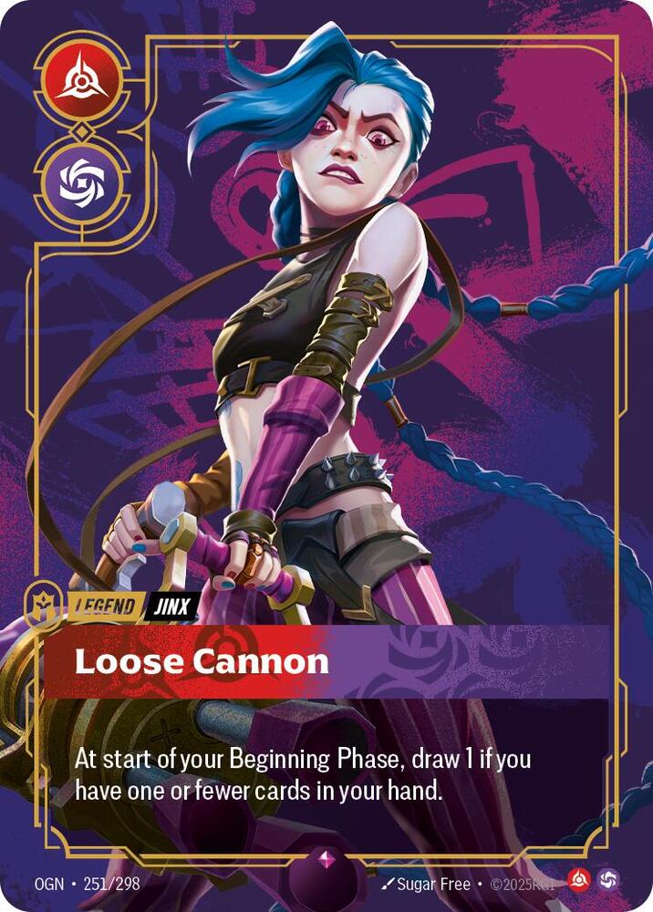 Jinx - Loose Cannon 251/298 card from Origins