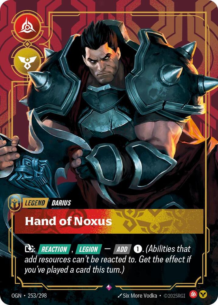 Darius - Hand of Noxus 253/298 card from Origins