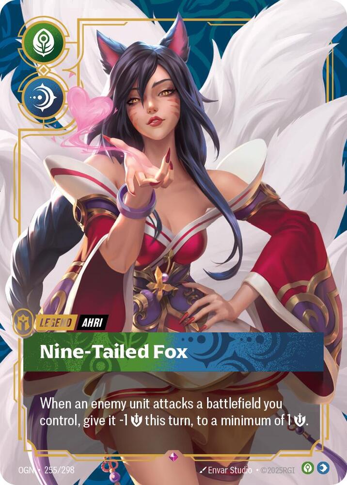 Ahri - Nine-Tailed Fox 255/298 card from Origins
