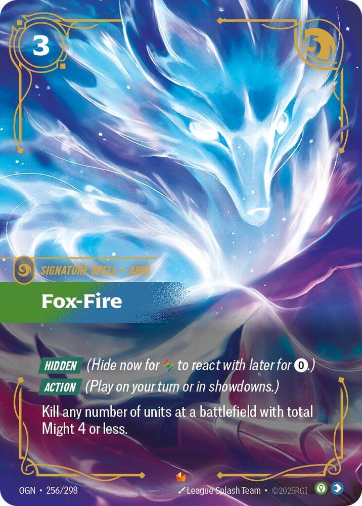 Fox-Fire 256/298 card from Origins