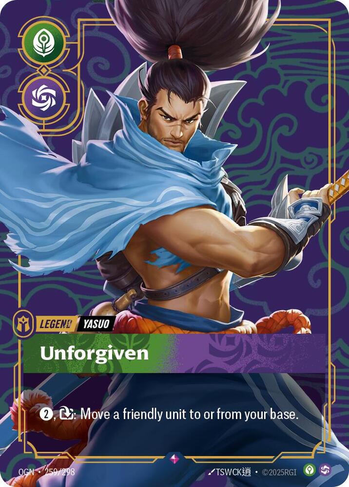 Yasuo - Unforgiven 259/298 card from Origins