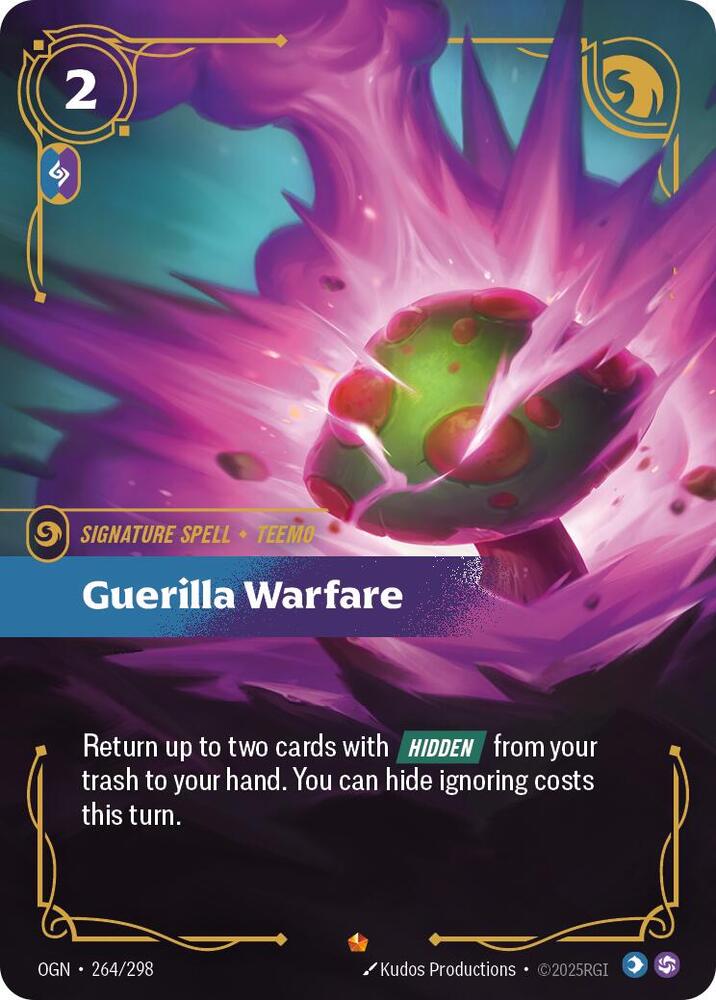 Guerilla Warfare 264/298 card from Origins
