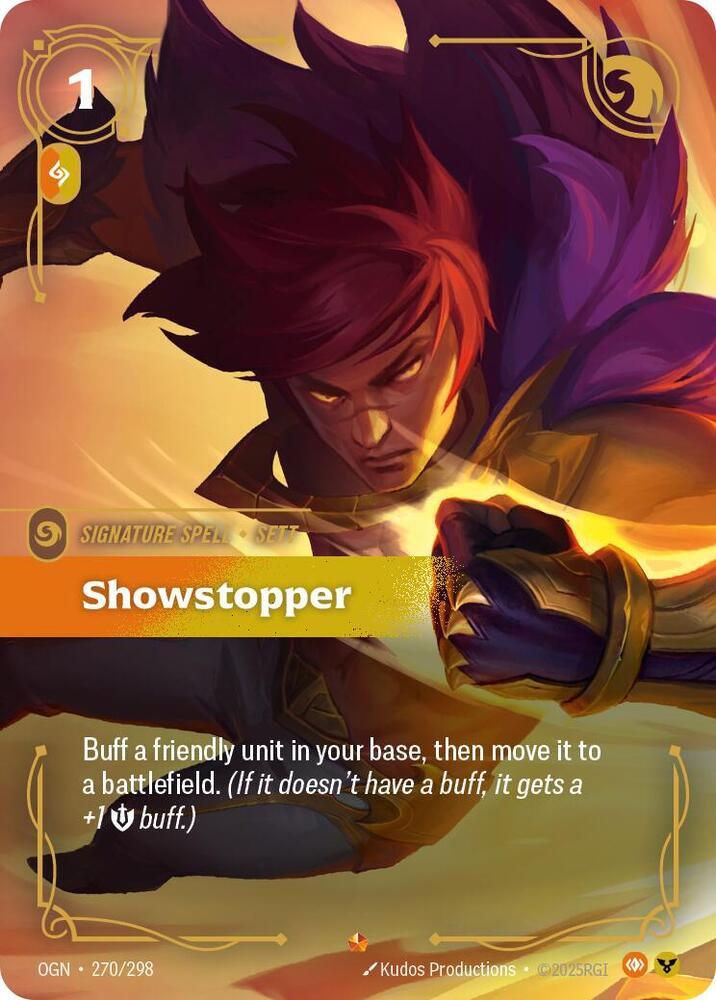 Showstopper 270/298 card from Origins
