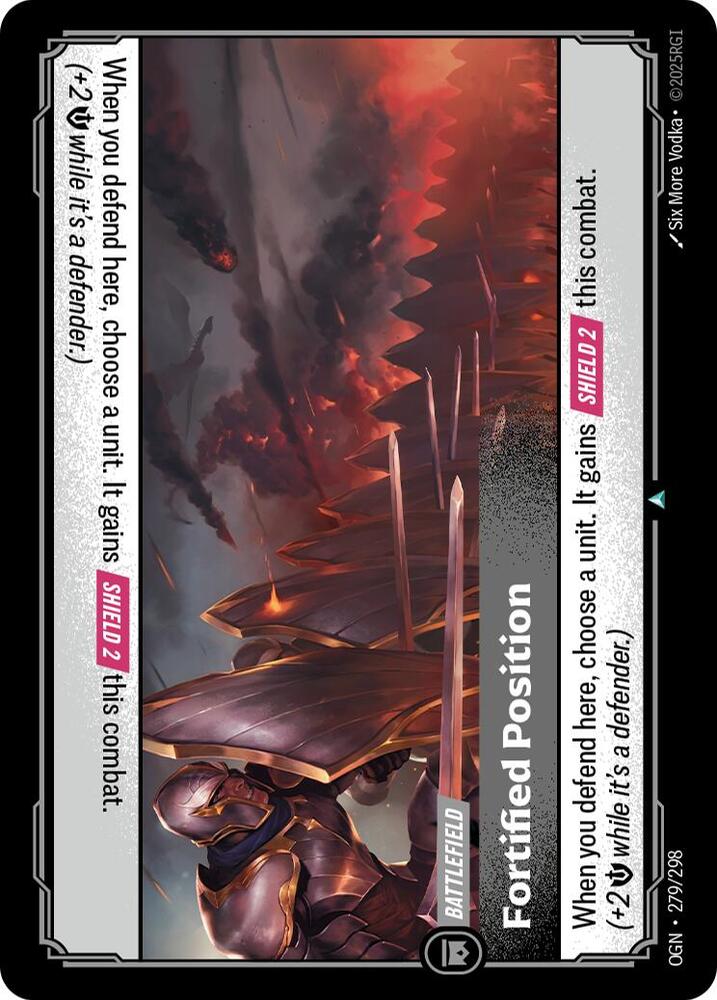 Fortified Position 279/298 card from Origins