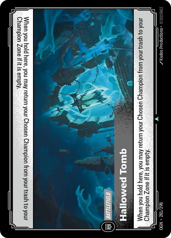 Hallowed Tomb 281/298 card from Origins