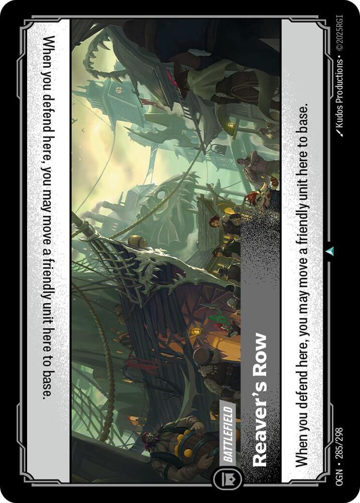 Reaver's Row 285/298 card from Origins