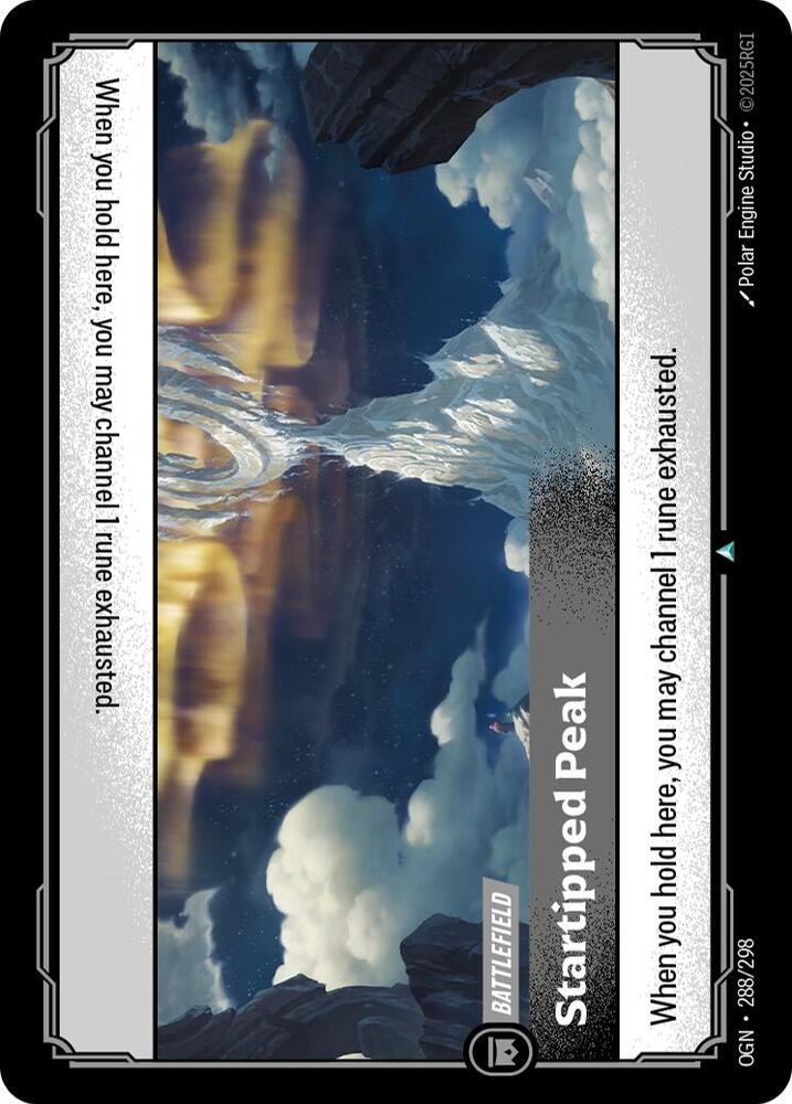 Startipped Peak 288/298 card from Origins
