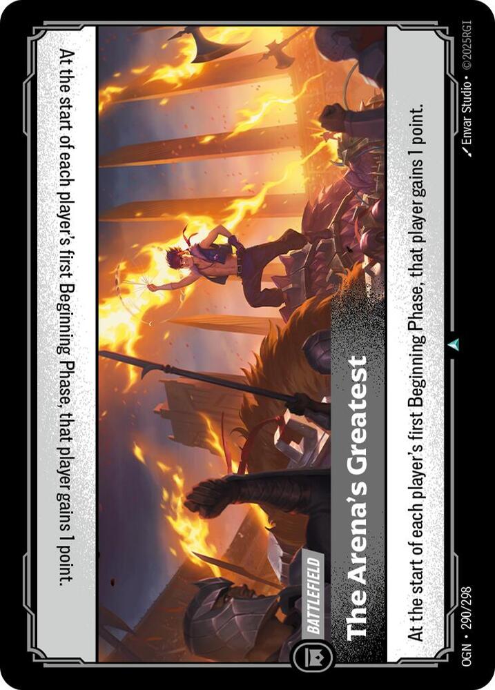 The Arena's Greatest 290/298 card from Origins