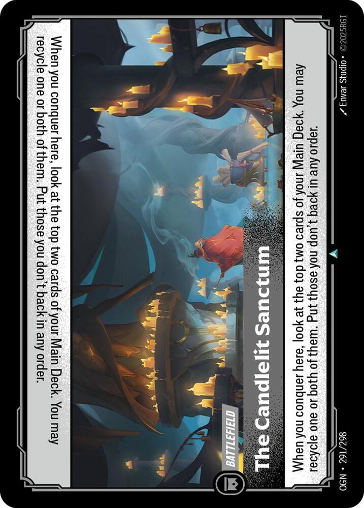 The Candlelit Sanctum 291/298 card from Origins
