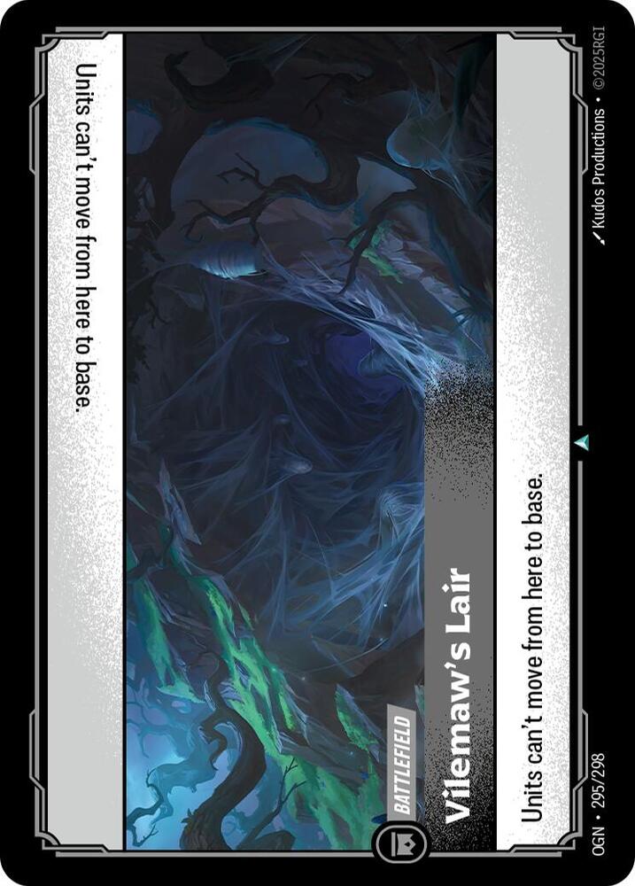 Vilemaw's Lair 295/298 card from Origins