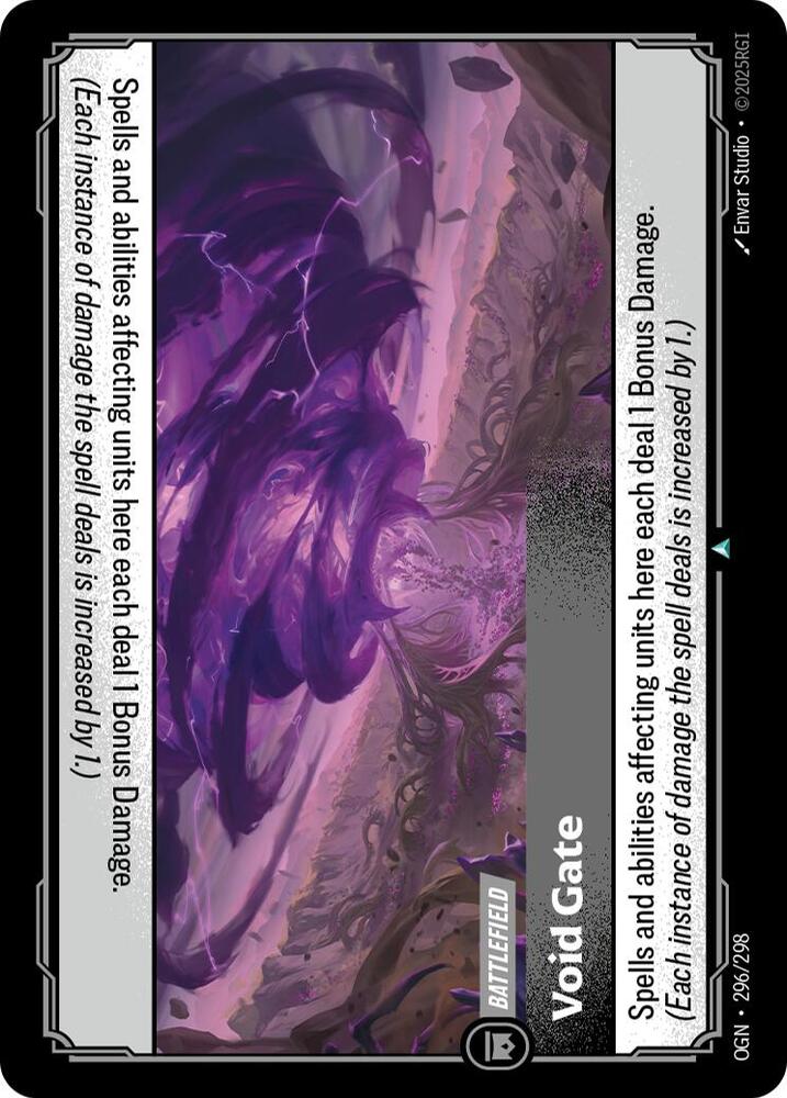 Void Gate 296/298 card from Origins
