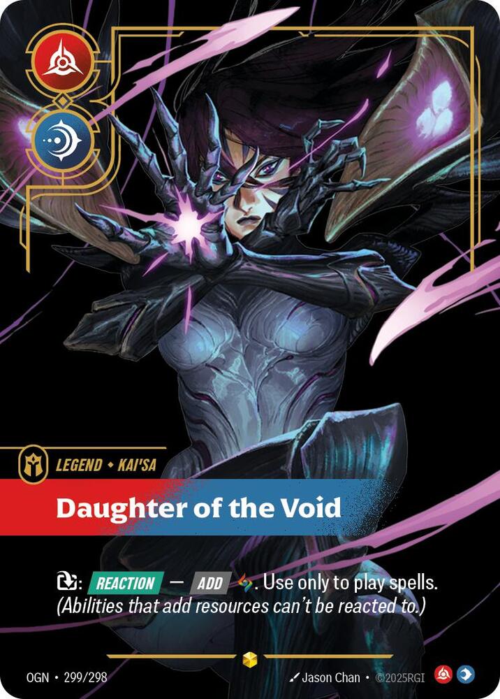 Kai'Sa - Daughter of the Void (Overnumbered) 299/298 card from Origins