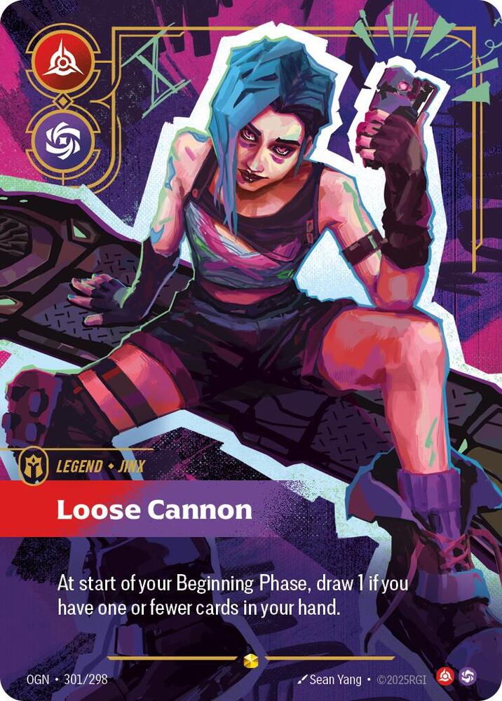 Jinx - Loose Cannon (Overnumbered) 301/298 card from Origins